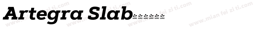 Artegra Slab字体转换